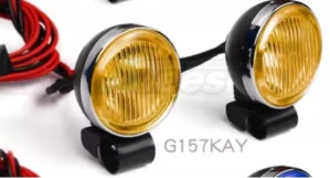 RC Retro světla LED reflektor GRC žluté retro A 20mm 2Ks